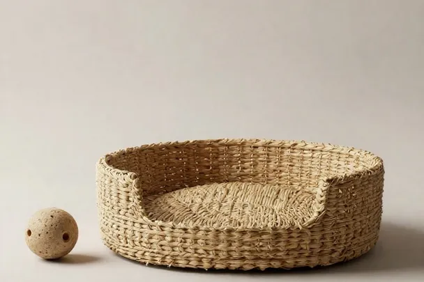 Cama vacía y pelota usada recuerdan a un perro querido
